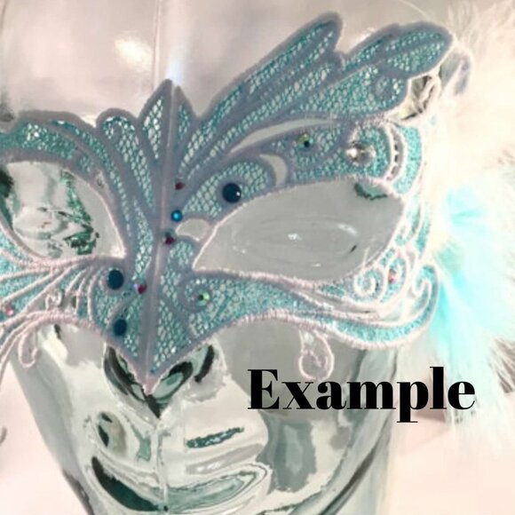 Beautiful and Luxurious Handmade Face Masks for Events, Mardi Gras, Parties - Picture 6 of 6